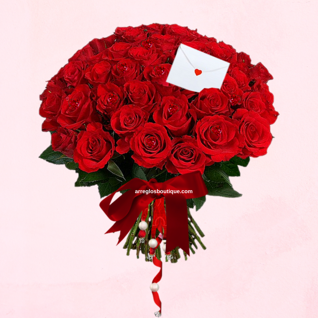 Perla Asesorar Absorber Ideal 70 rosas – Arreglos Boutique